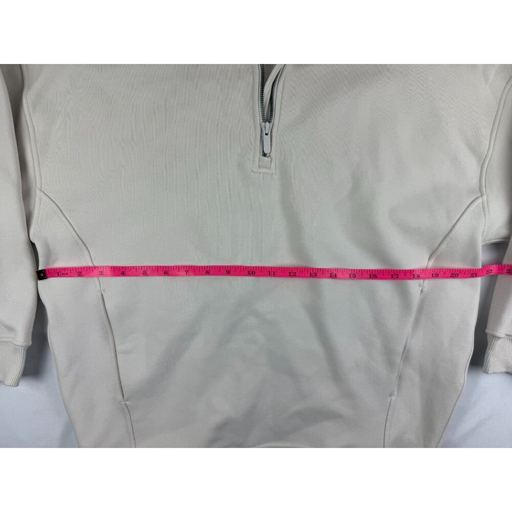 Lululemon Womens XS/S Thick Fleece Half-Zip White Opal Pullover - Picture 5 of 6